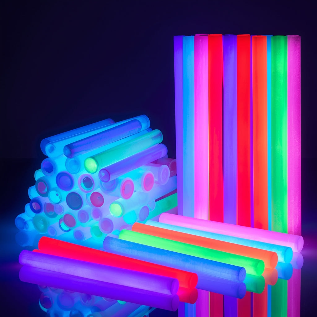 Party City LED Foam Light Up Glow Sticks