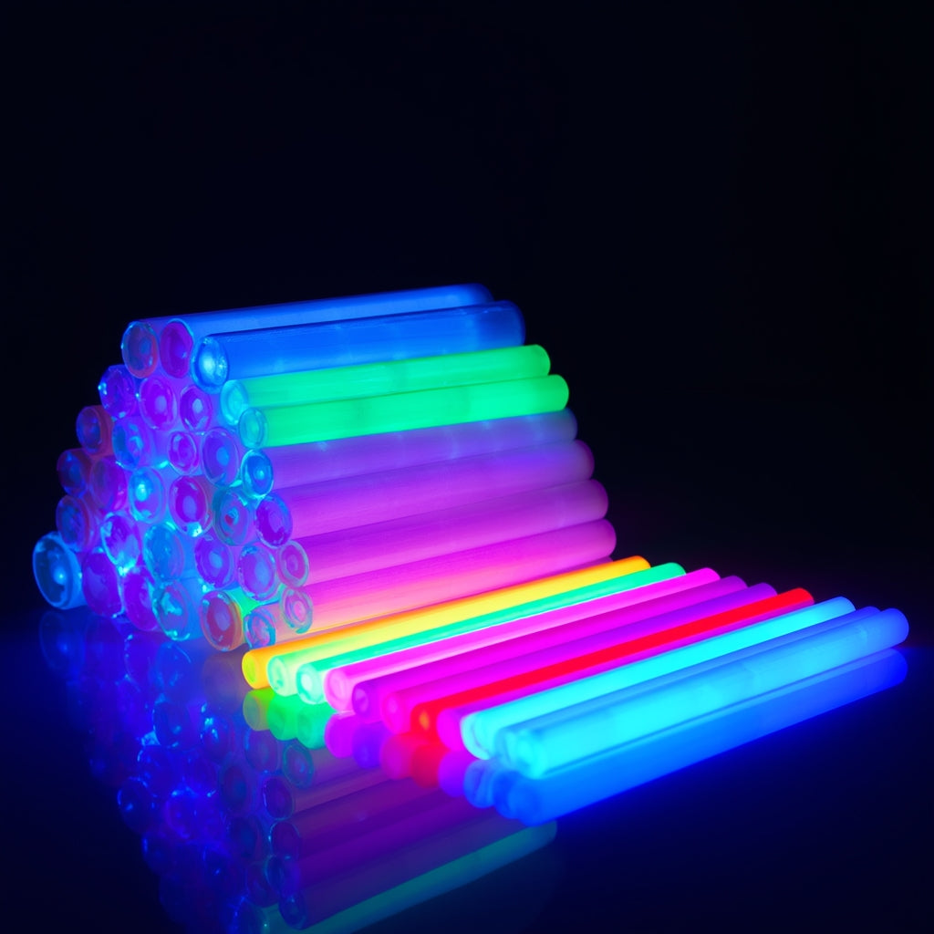 Party City LED Foam Light Up Glow Sticks